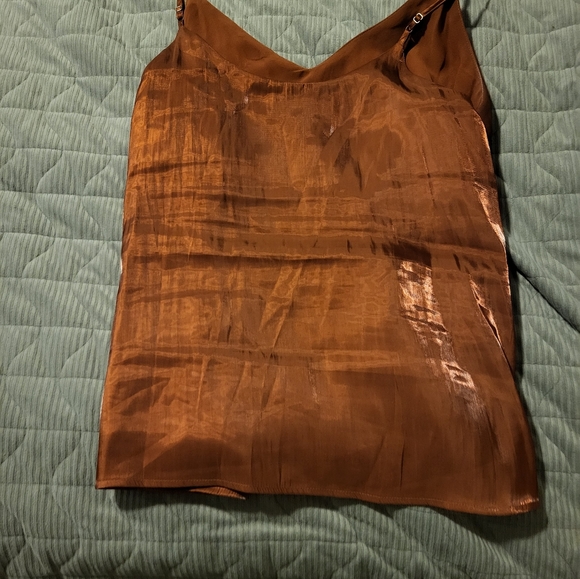 Super Cute Irredecent Bronze Blouse - Picture 2 of 4